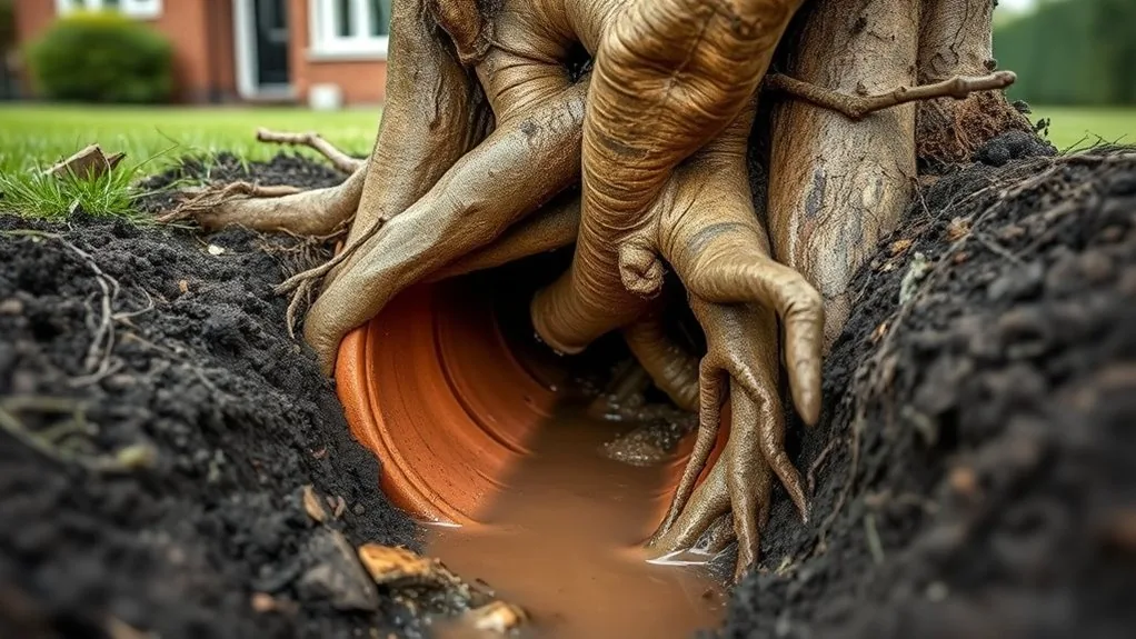 Tree Root Damage in Drains | Detection & Removal in Chestfield